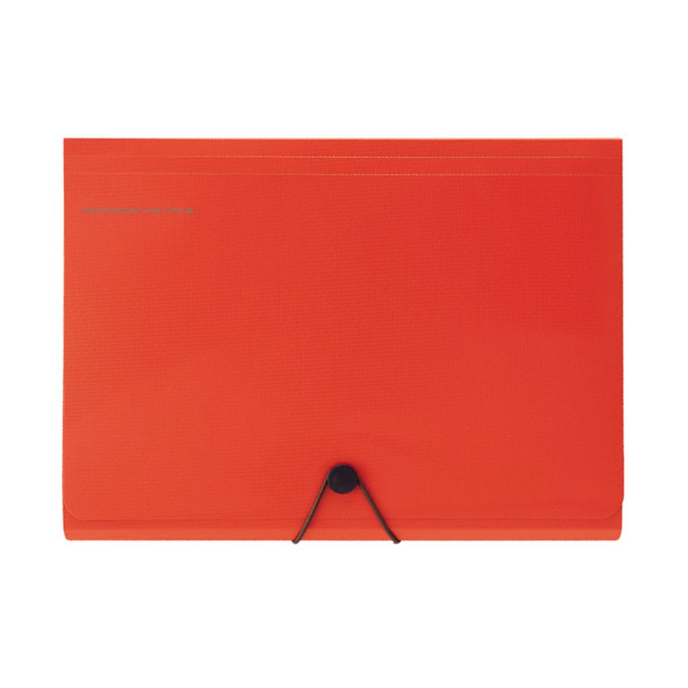 Smart Fit Document Wallet A4 6 Pocket Orange