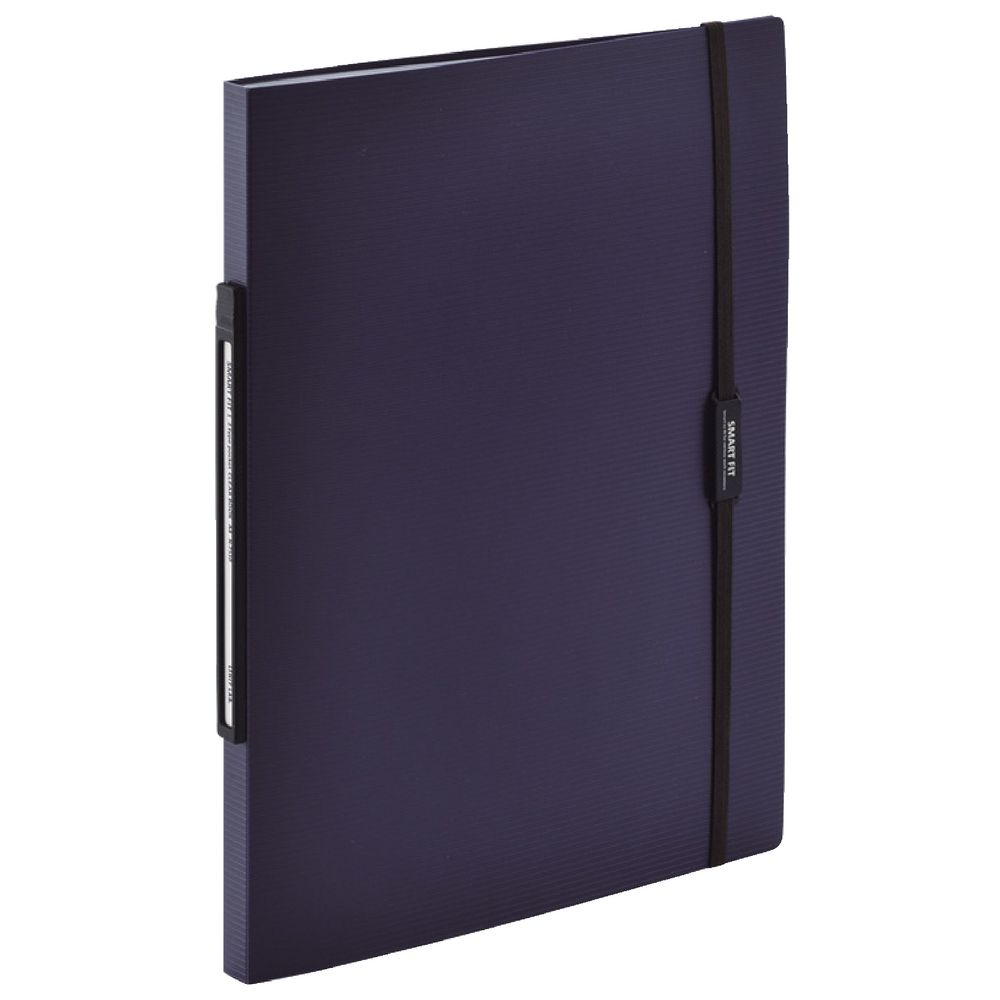 Smart Fit Display Book A4 Fixed Pockets Blue
