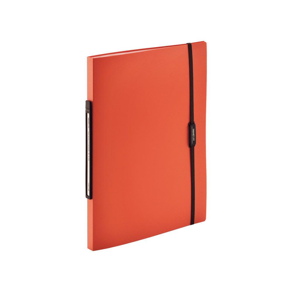 Smart Fit Display Book A4 Fixed Pockets Orange