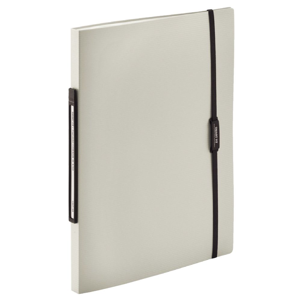 Smart Fit Display Book A4 Fixed Pockets Stone
