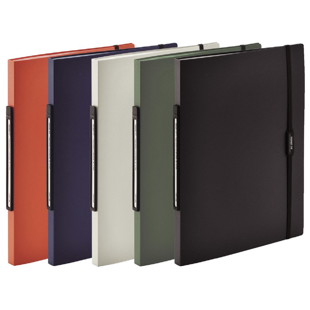 Smart Fit Display Book A4 Fixed Pockets Black
