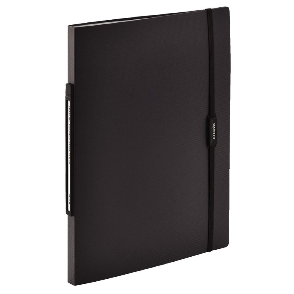 Smart Fit Display Book A4 Fixed Pockets Black