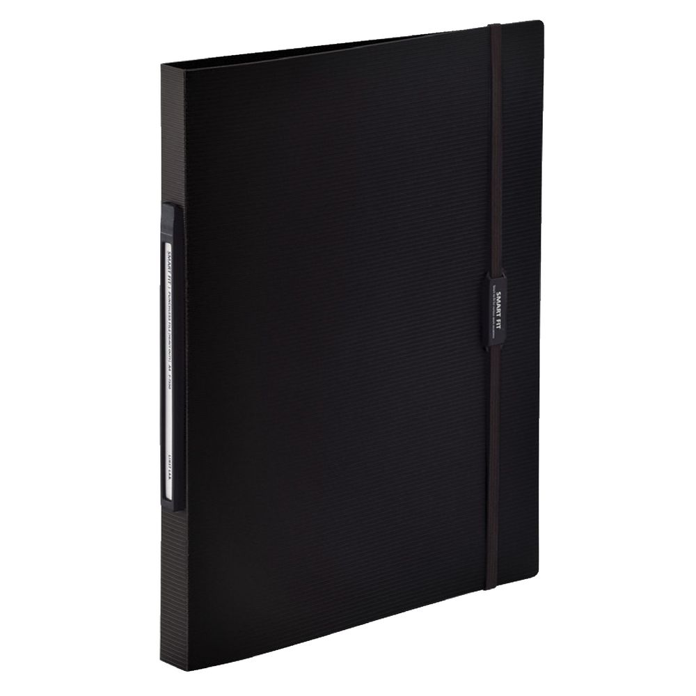 Smart Fit A4 Punchless File Black