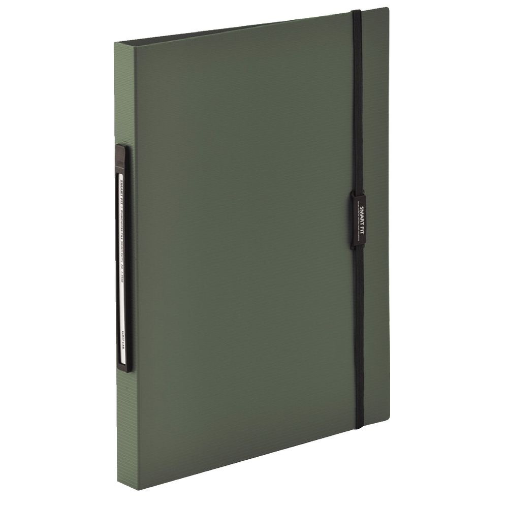 Smart Fit A4 Punchless File Green