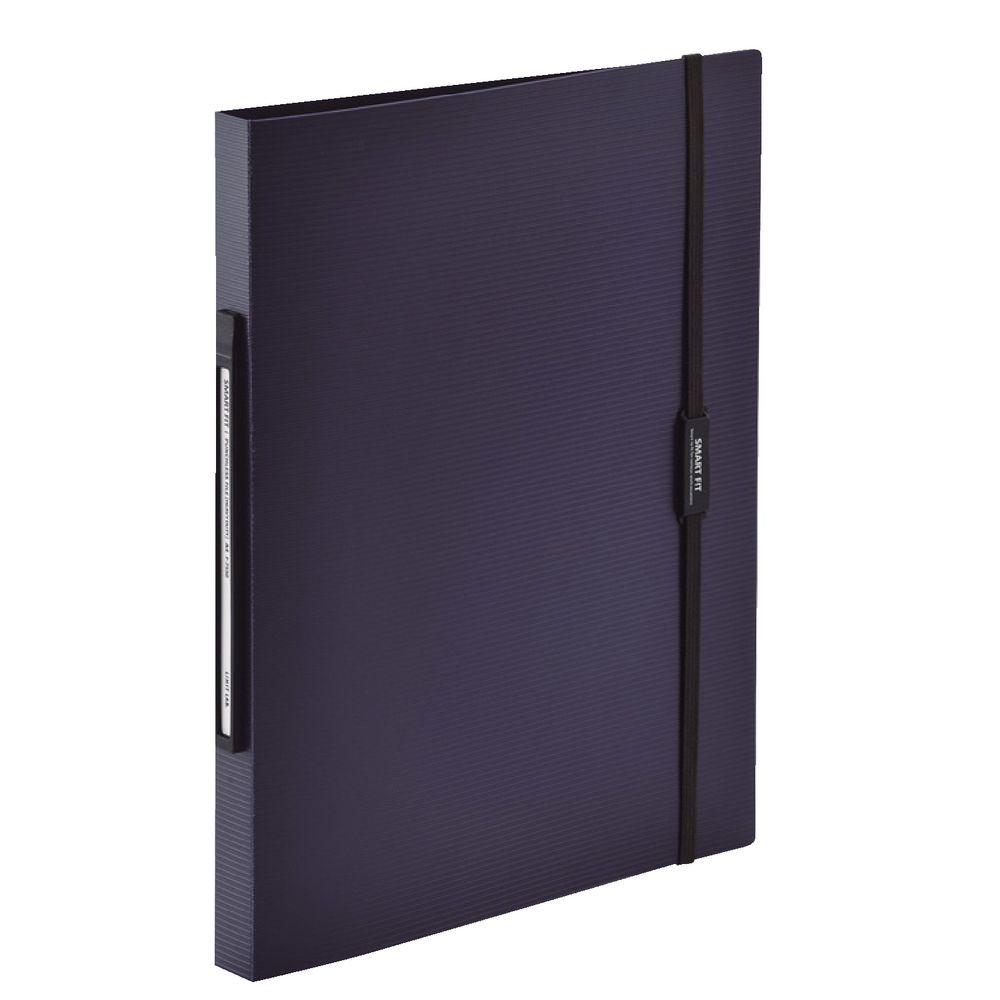 Smart Fit A4 Punchless File Navy