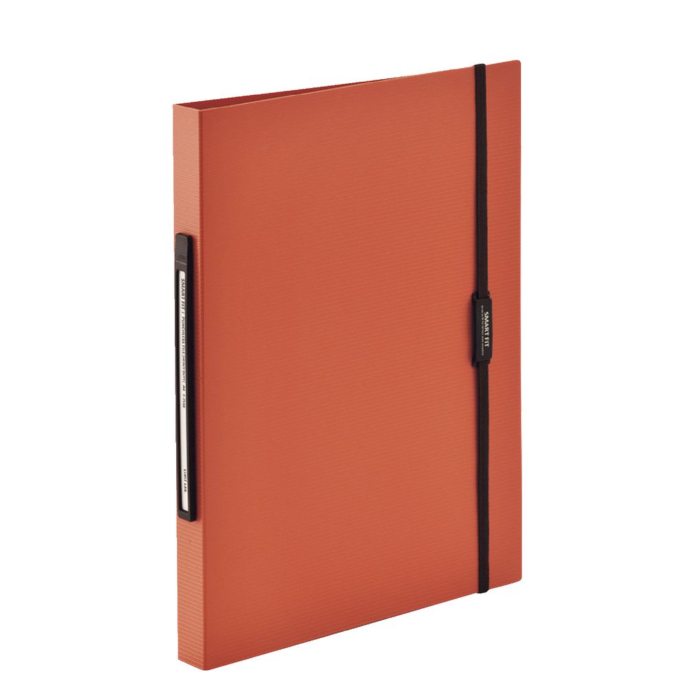 Smart Fit A4 Punchless File Orange