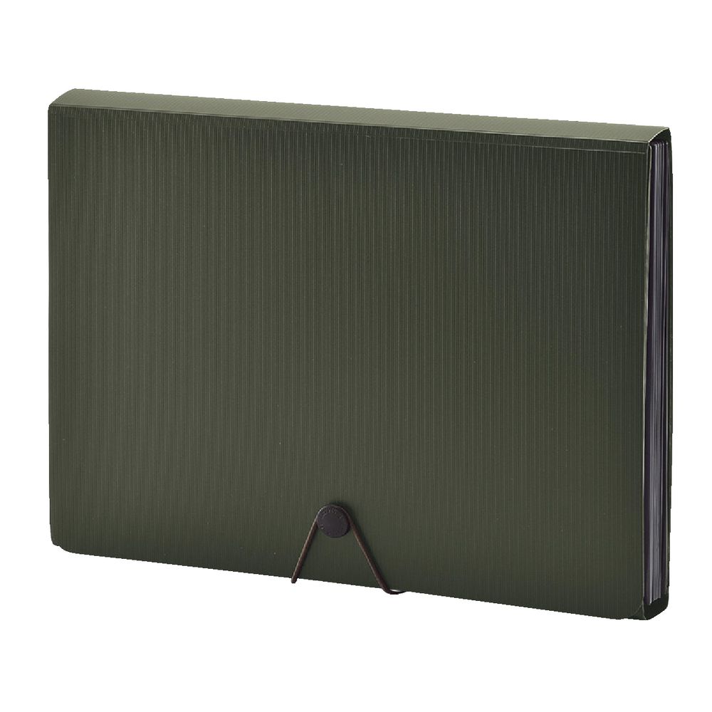 Smart Fit A4 Expanding File Green