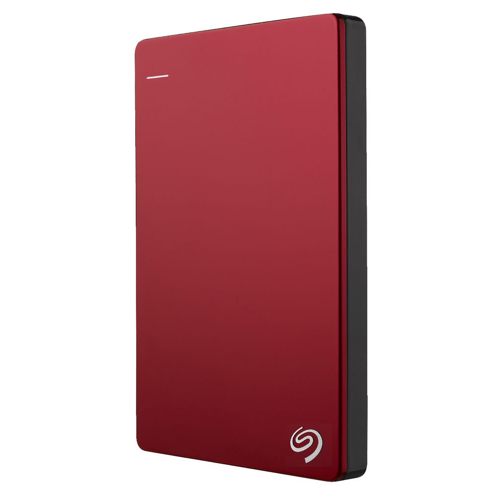 Seagate 1TB Backup Plus Slim Portable Hard Drive Red