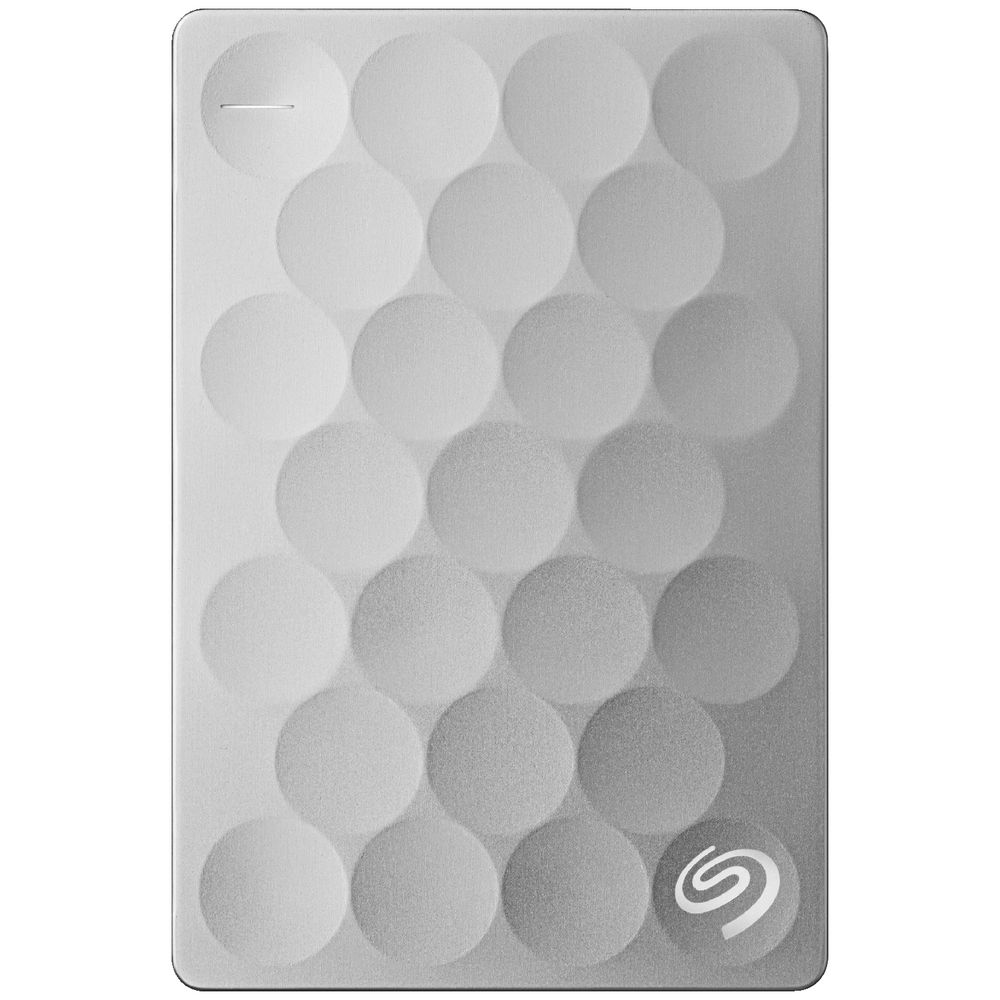 Seagate 2TB Backup Plus Ultra Slim Portable Hard Drive Silver