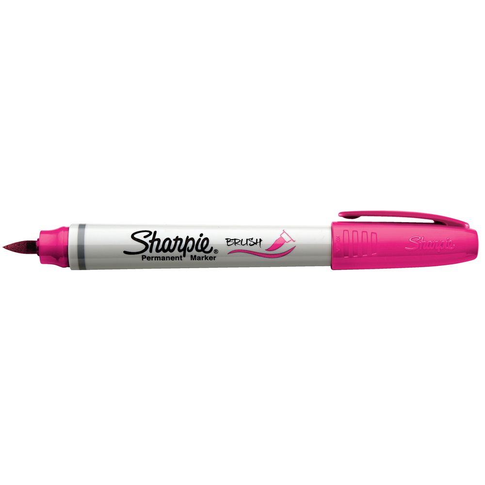 Sharpie Brush Tip Permanent Marker Magenta