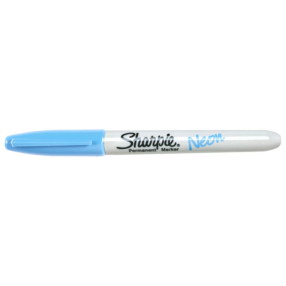 Sharpie Fine Neon Permanent Marker Blue
