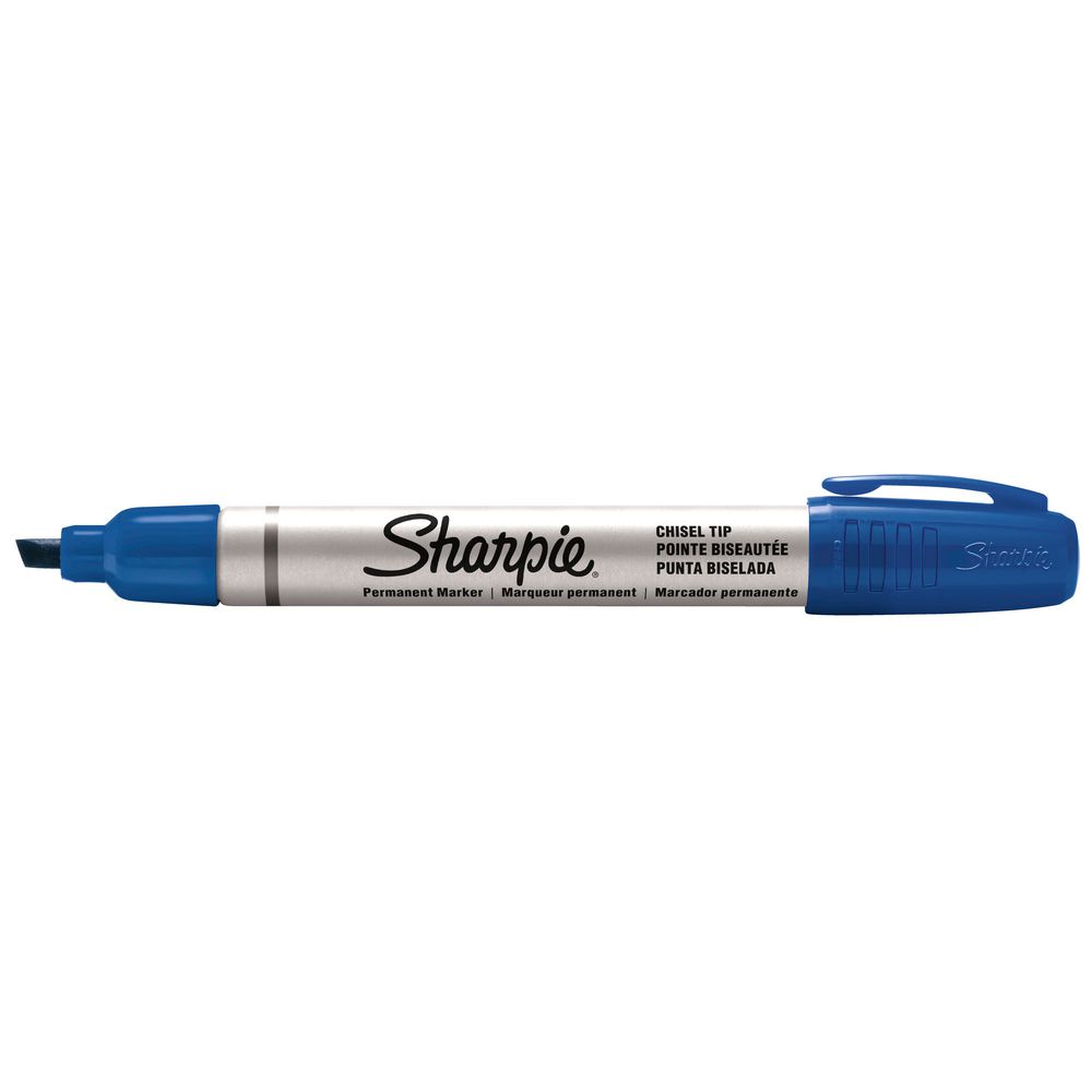 Sharpie Pro Metal Permanent Marker Chisel Tip Blue