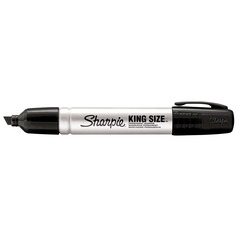 Sharpie Pro King Size Permanent Marker Chisel Tip Black