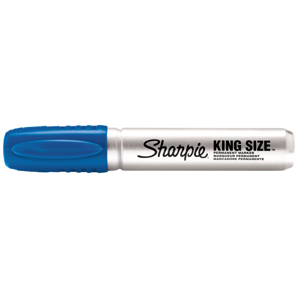 Sharpie Pro King Size Permanent Marker Chisel Tip Blue