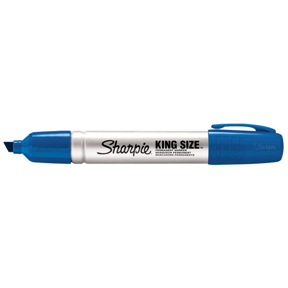 Sharpie Pro King Size Permanent Marker Chisel Tip Blue