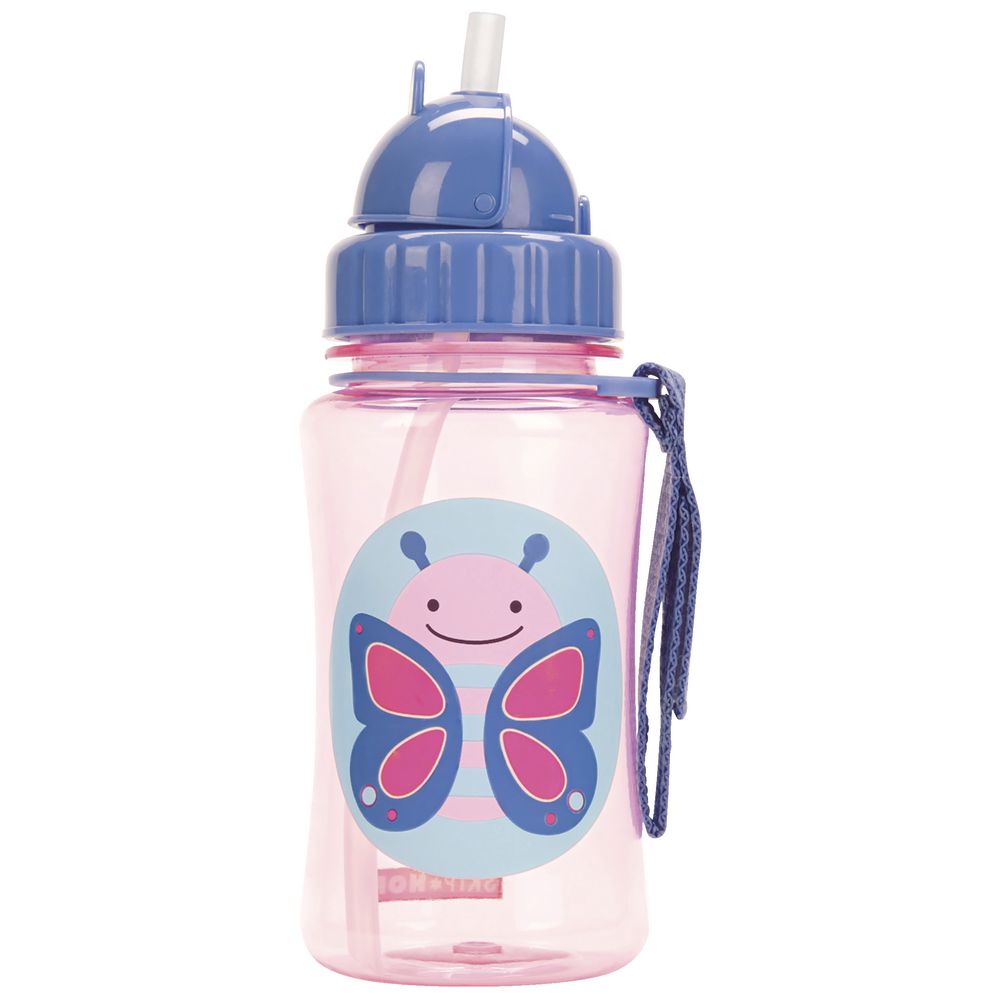 SKIP HOP Zoo Straw Drink Bottle Butterfly