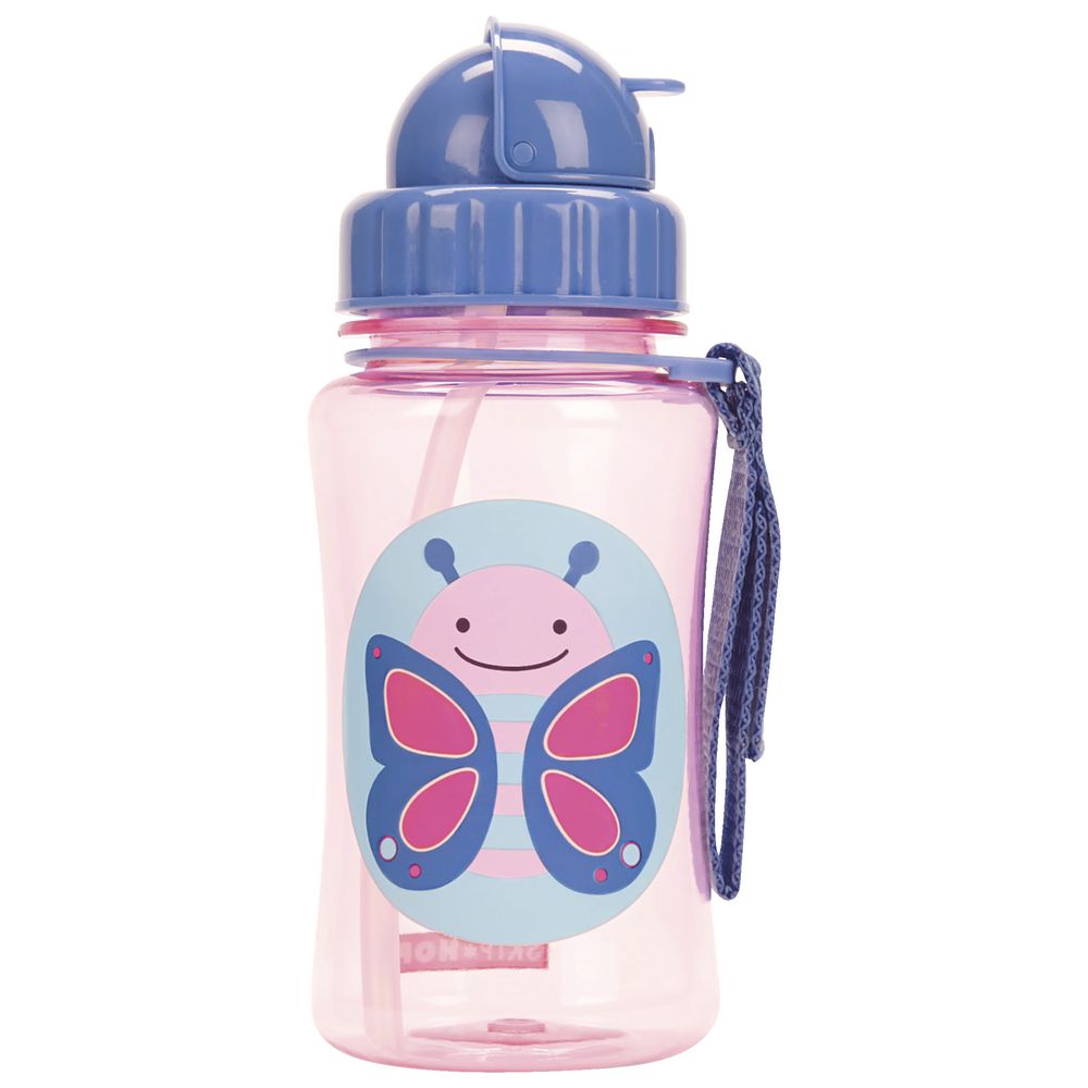 SKIP HOP Zoo Straw Drink Bottle Butterfly