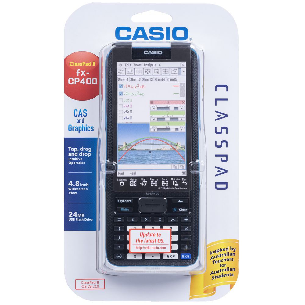 Casio Classpad Colour CAS Calculator Fx CP400 Officeworks