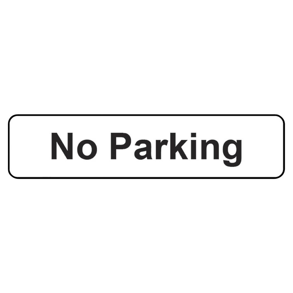 Sandleford No Parking Self-adhesive Sign