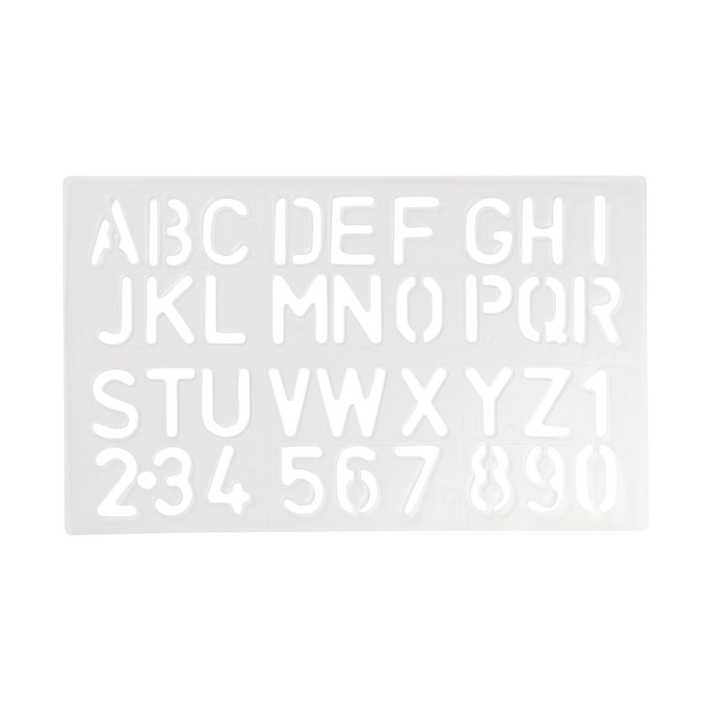 Studymate 30mm Lettering Stencil Officeworks Studymate 30mm lettering stencil officeworks