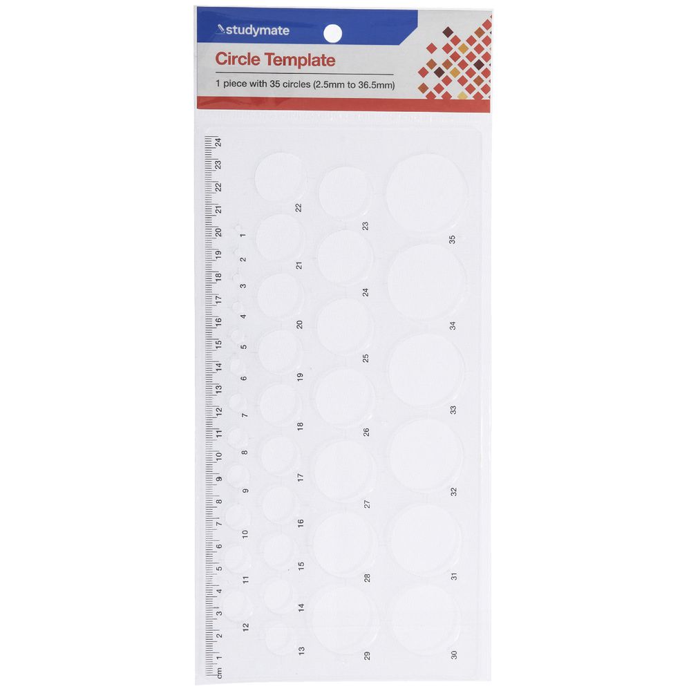 Studymate C68 Circle Stencil Template
