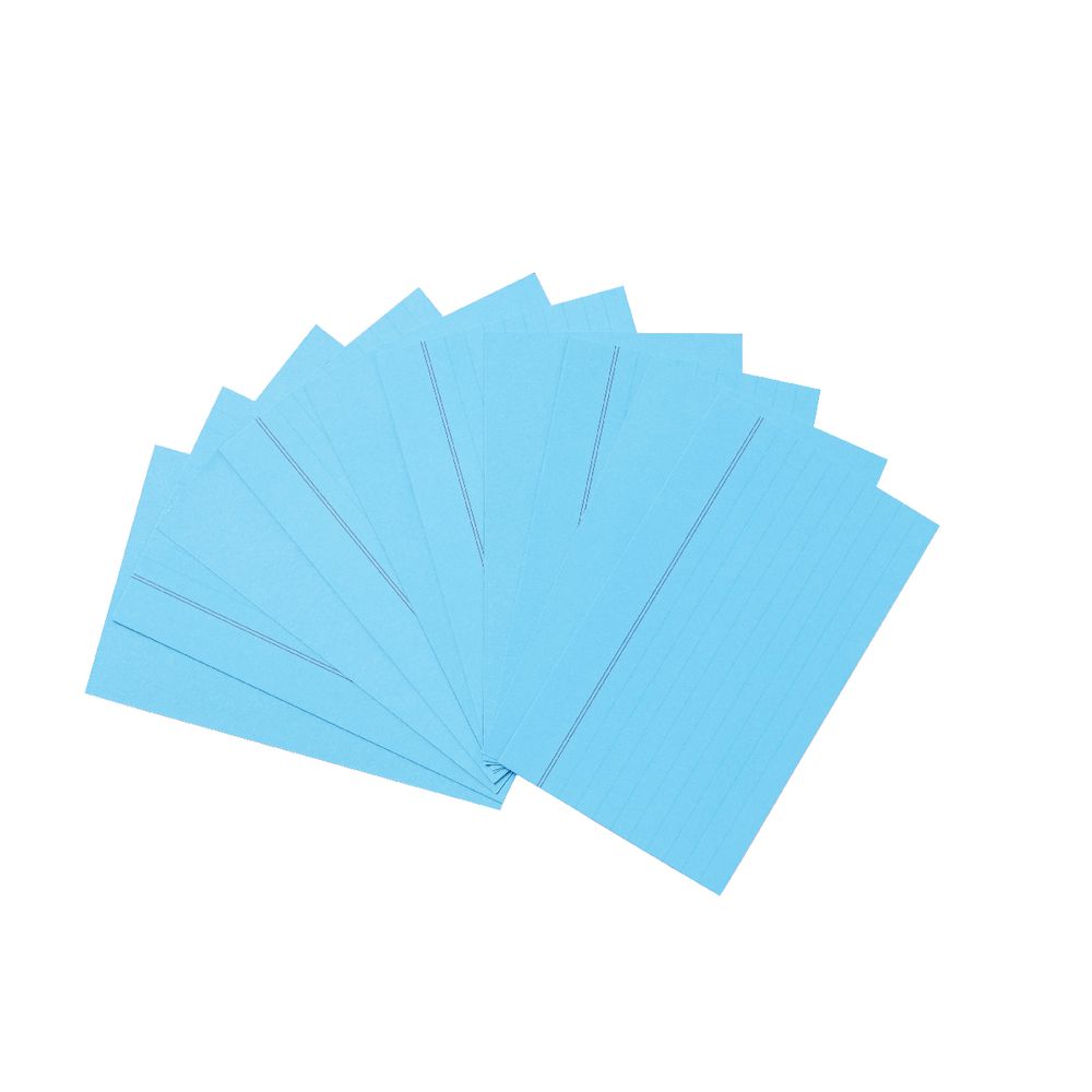 Studymate Study Cards Ruled 127 x 76mm Blue 25 Pack