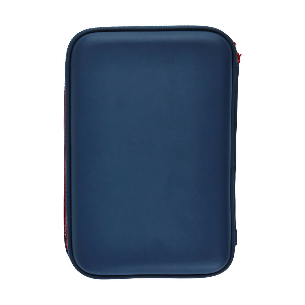 Studymate Twin Zip Double Decker Pencil Case EVA Navy