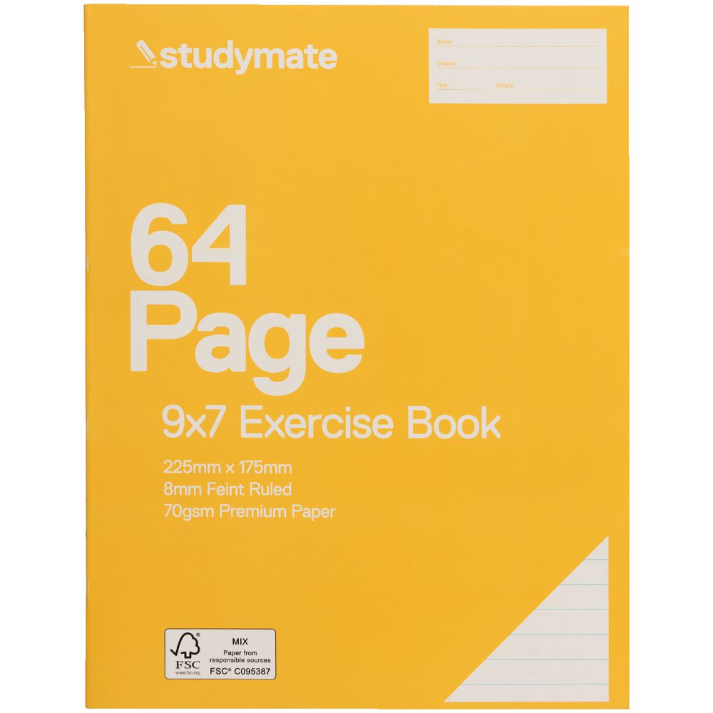 Studymate Premium 9x7 Exercise Book 64 Page