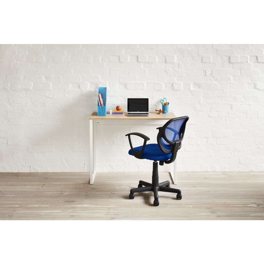 Floyd Loop Leg Desk 1000mm White/Oak