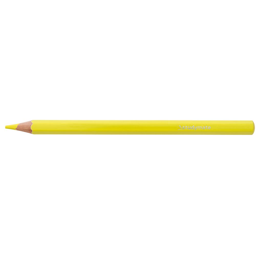 Studymate Jumbo Coloured Pencil Lemon Yellow