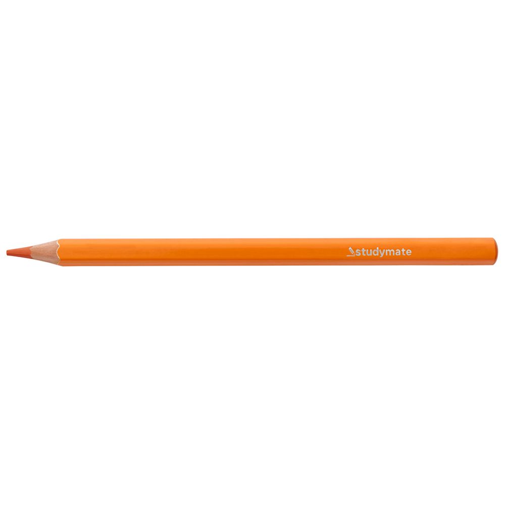 Studymate Jumbo Coloured Pencil Orange