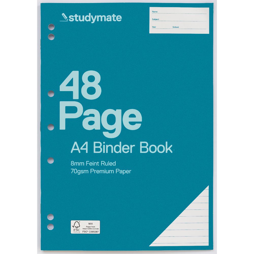 studymate premium a4 binder book 48 page page binder