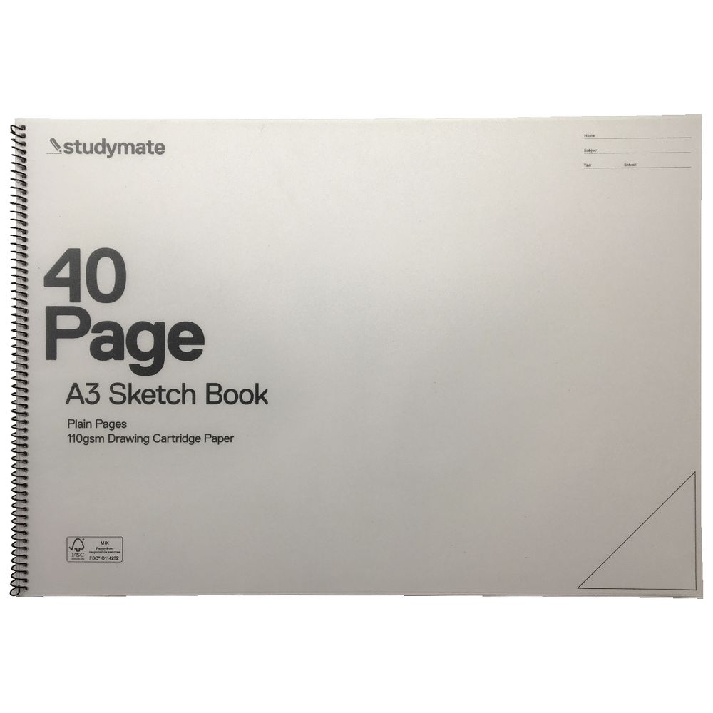 Studymate Premium A3 Clear PP Sketch Book