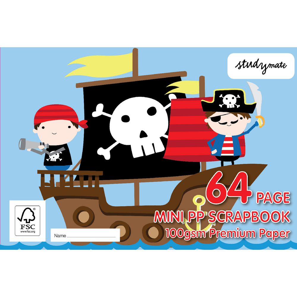 Studymate Premium Clear PP Cover Mini Scrapbook 64 Page