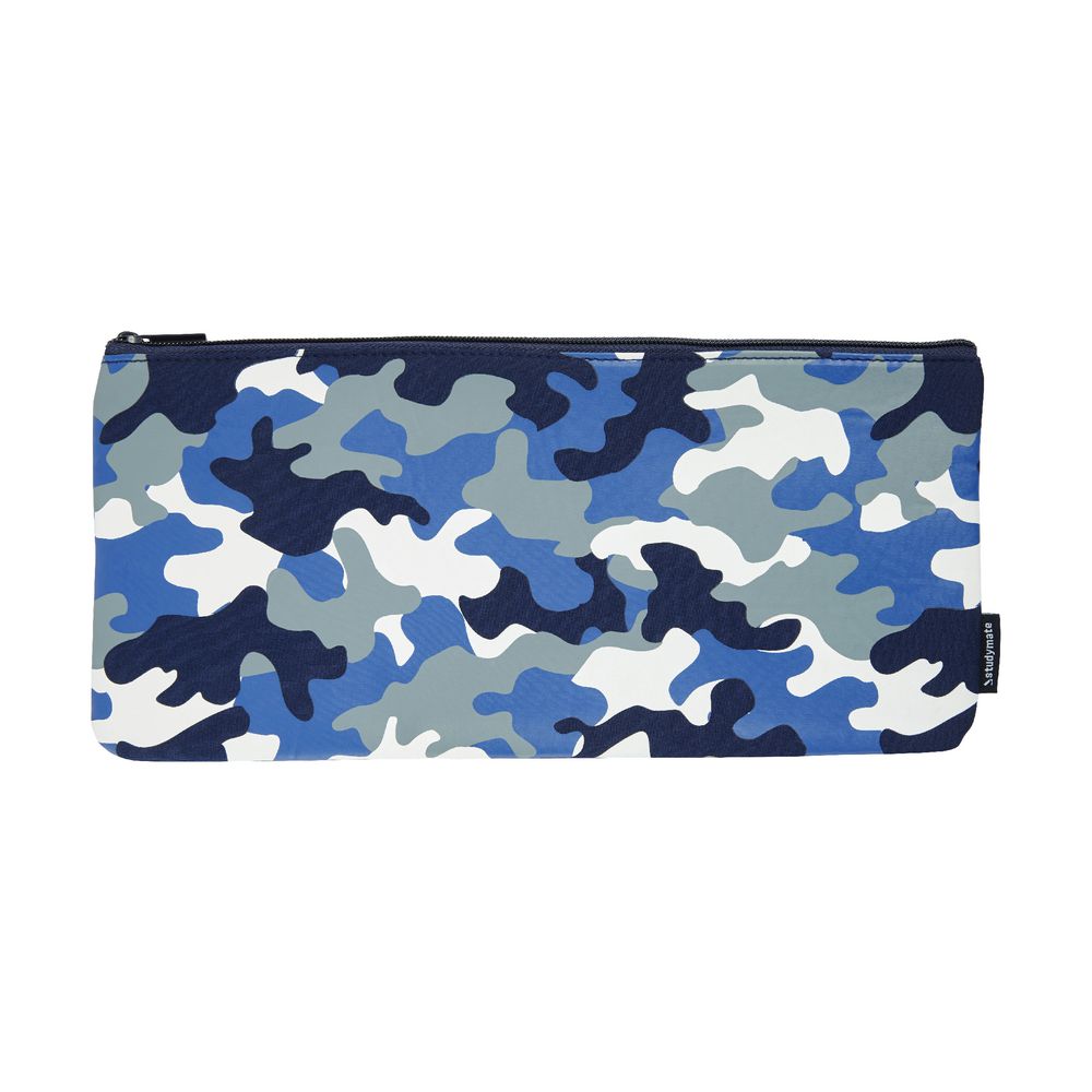 Studymate Single Zip Pencil Case Medium Camouflage