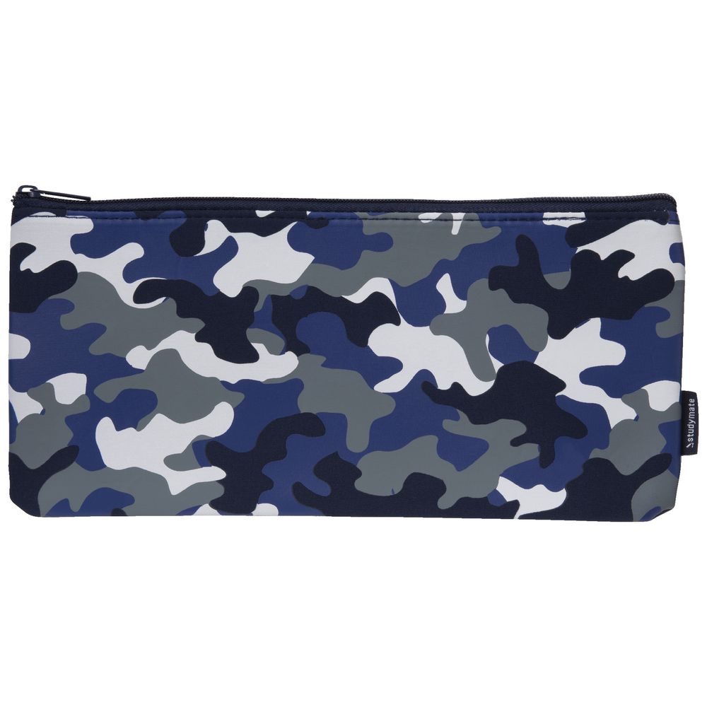 Studymate Single Zip Pencil Case Medium Camouflage