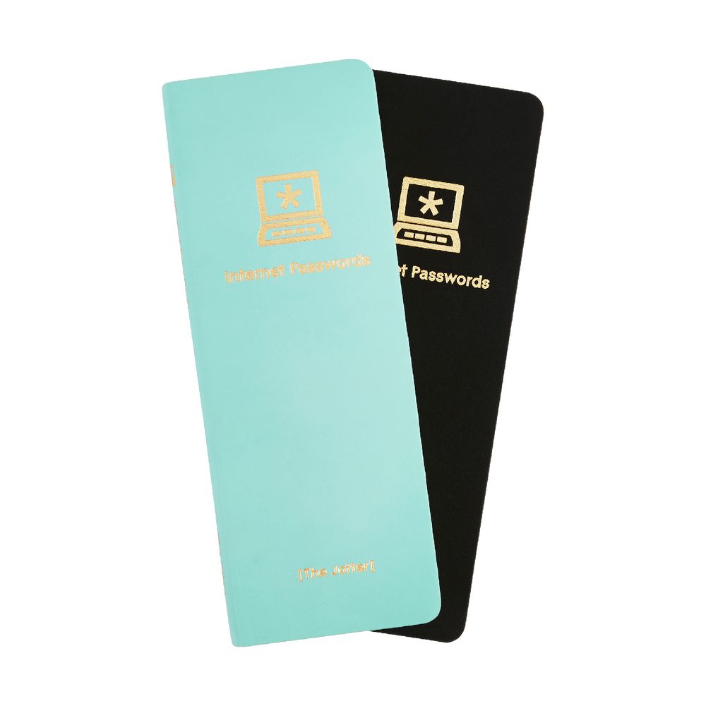Studio Oh! Leatheresque Password Journal Turquoise
