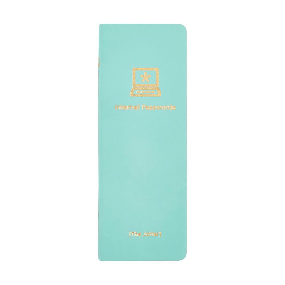 Studio Oh! Leatheresque Password Journal Turquoise
