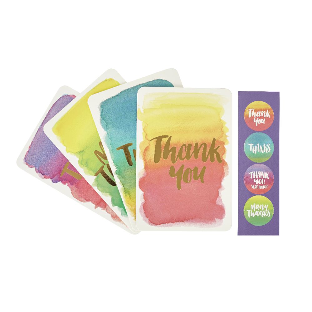 Studio Oh! Foiled Watercolour Notecard Set