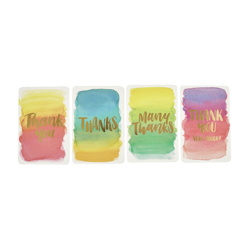 Studio Oh! Foiled Watercolour Notecard Set