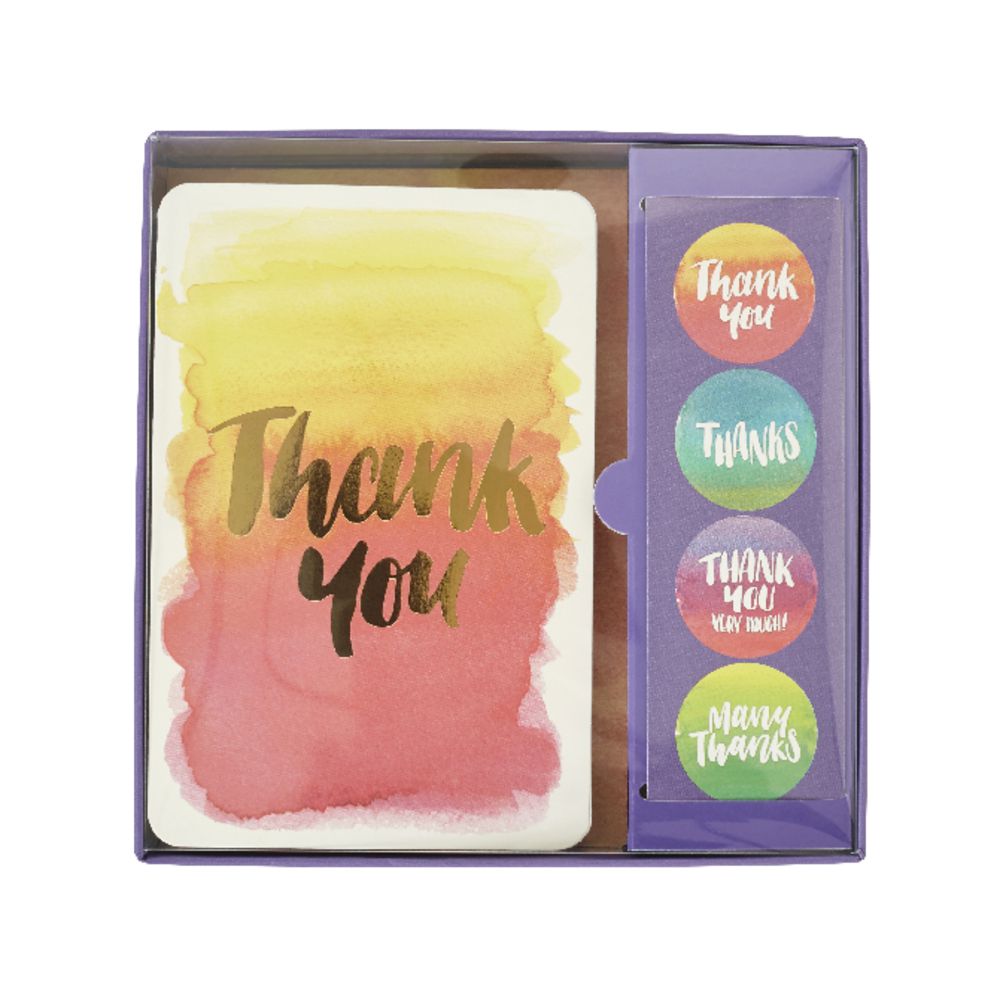 Studio Oh! Foiled Watercolour Notecard Set