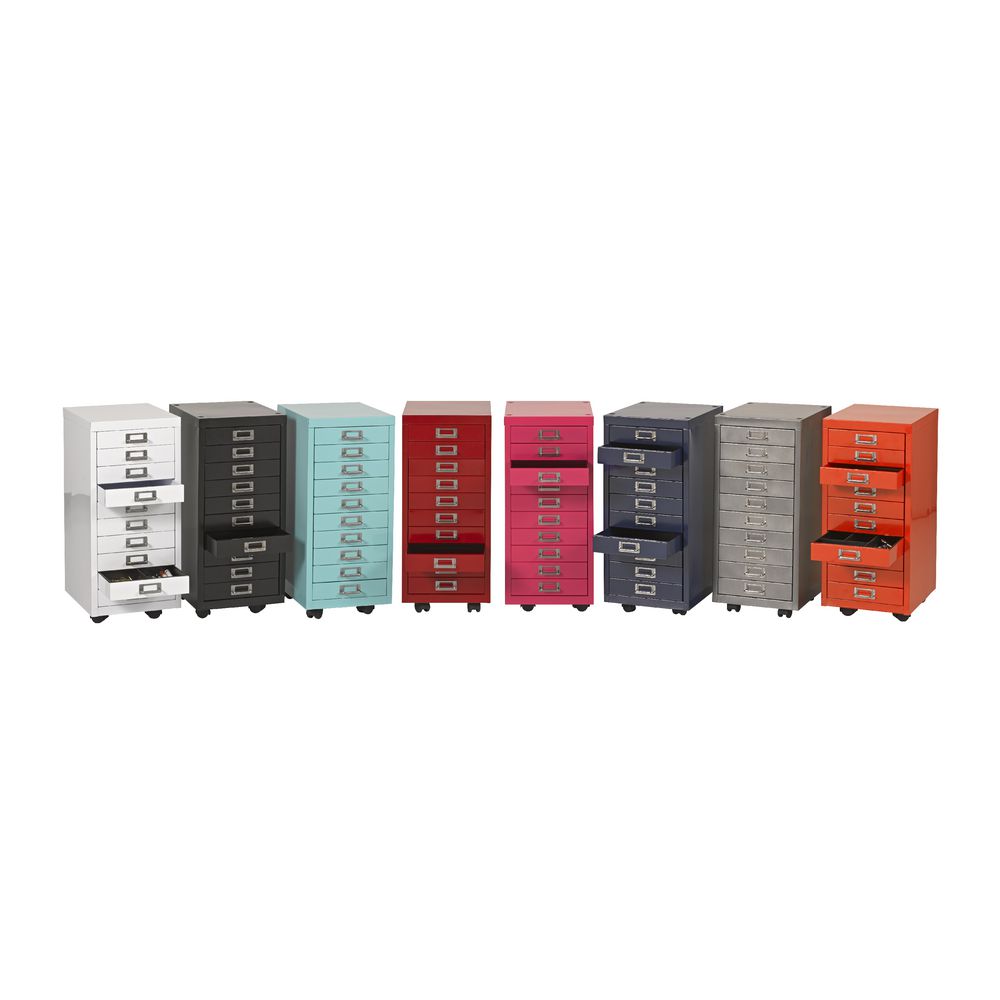 Spencer 10 Drawer Cabinet Metallic Blue