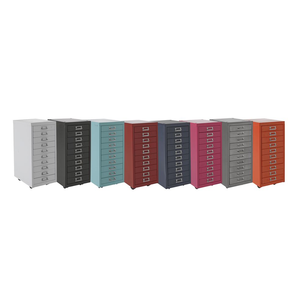 Spencer 10 Drawer Cabinet Pink
