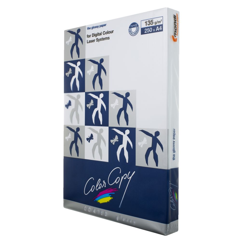 Colour Copy A4 Digital Gloss Paper 135gsm 250 Sheet Ream