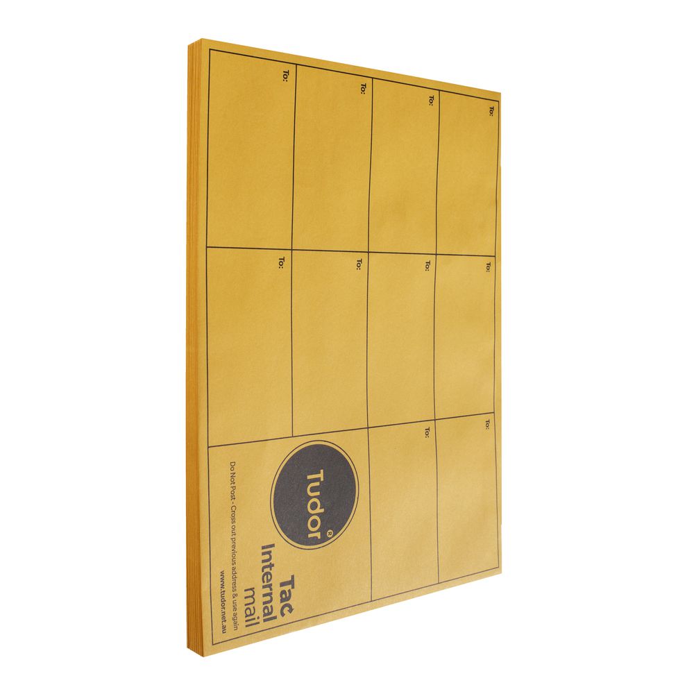 Tudor Interoffice C4 Envelopes Kraft 250 Pack Officeworks