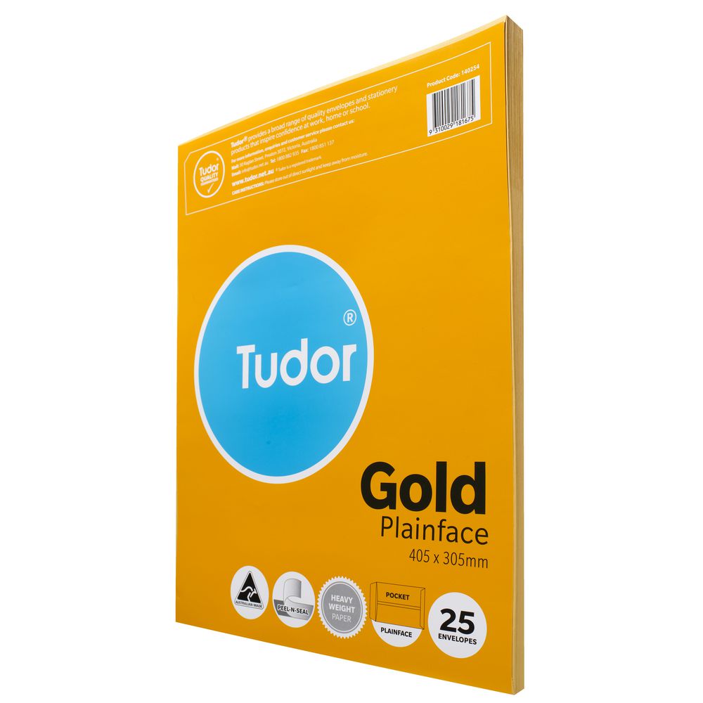 Tudor 405 x 305mm Kraft Envelopes 25 Pack
