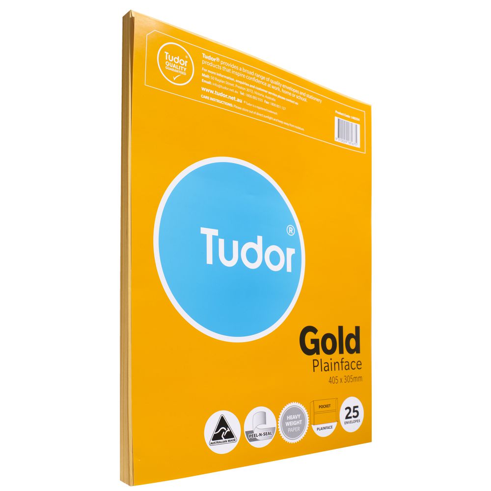 Tudor 405 x 305mm Kraft Envelopes 25 Pack