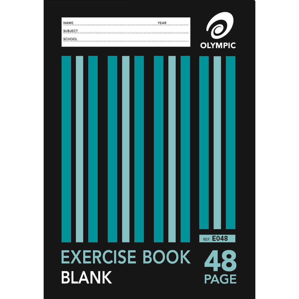 Olympic A4 Blank Exercise Book 48 Page