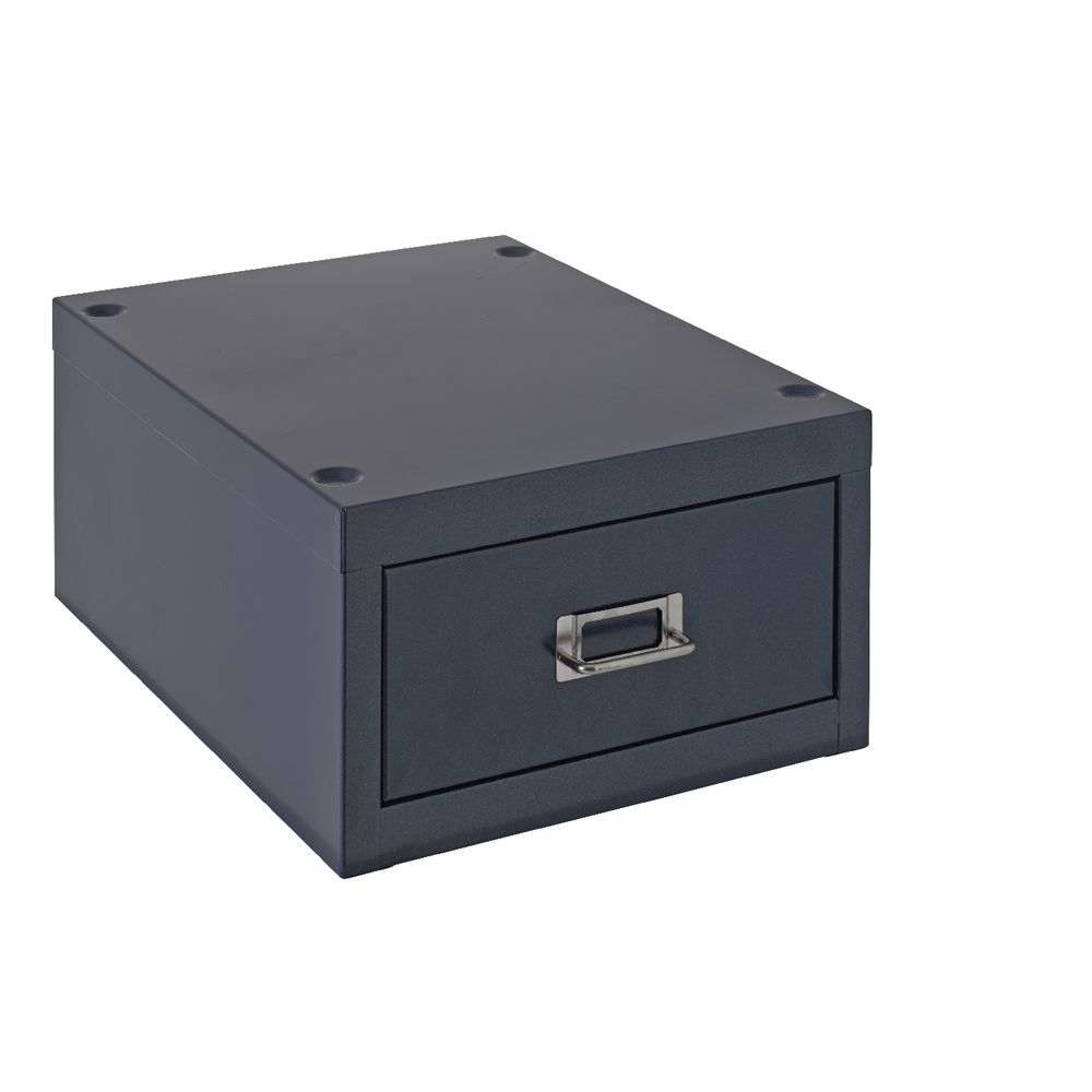 Spencer 1 Drawer Cabinet Metallic Blue
