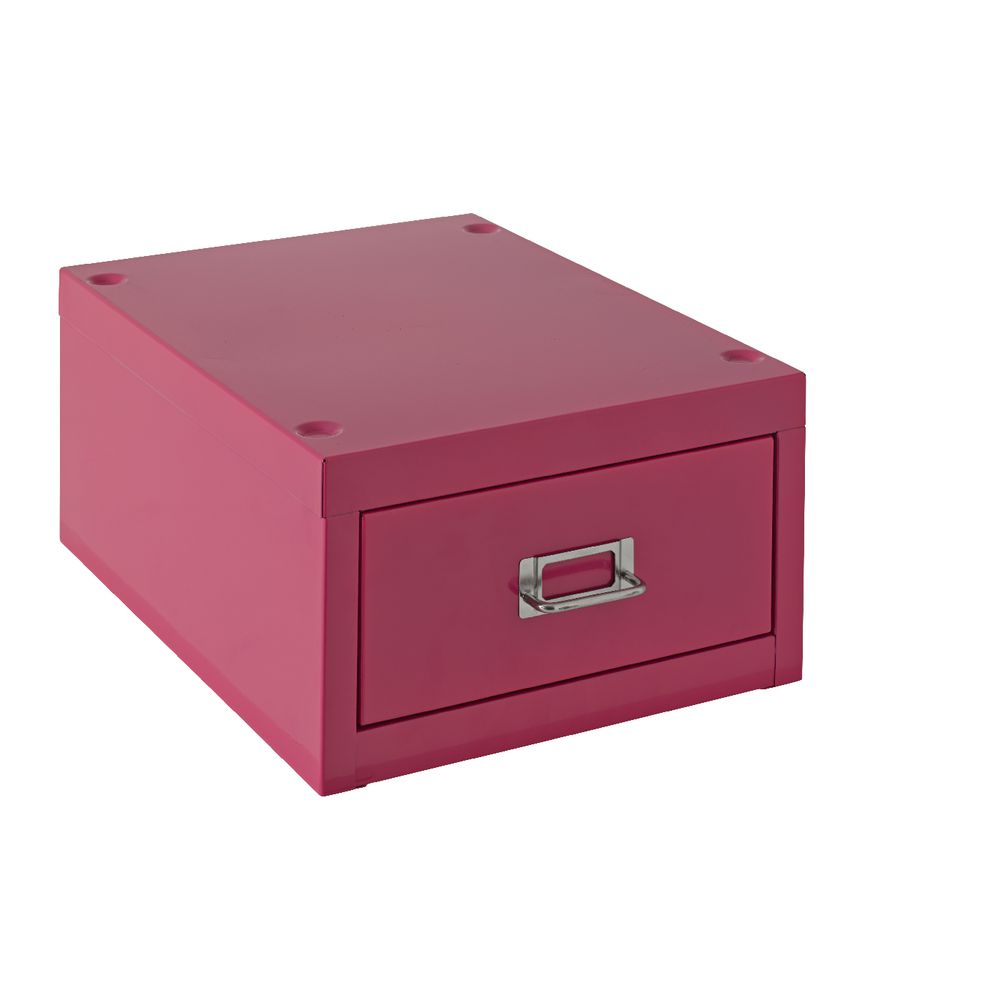 Spencer 1 Drawer Cabinet Pink